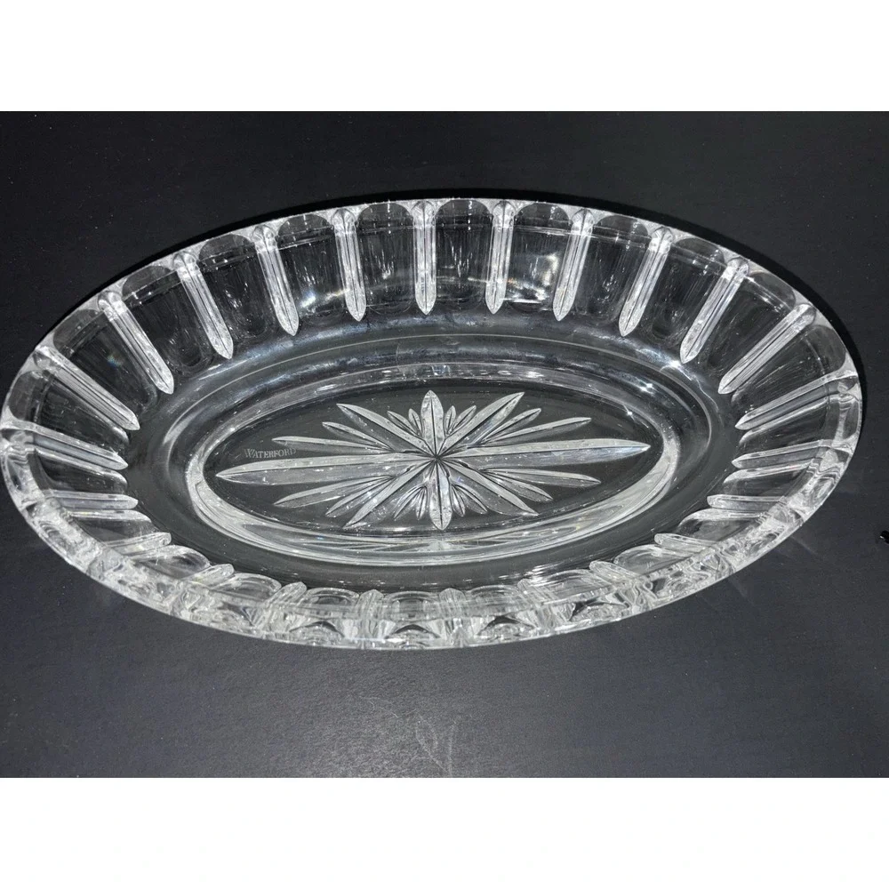 Waterford Crystal Candy Oval Dish Grafton Street O'Connell Ireland Collection